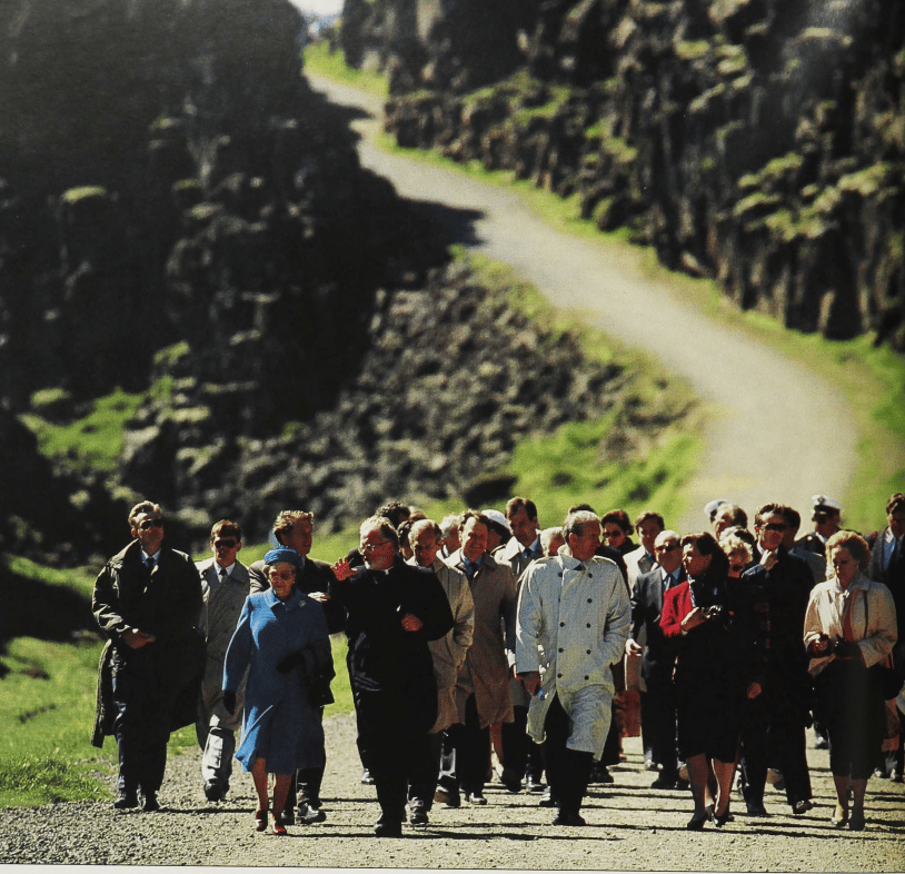 Queen Elizabeth visits Iceland