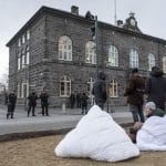 Asylum seekers protest Reykjavík