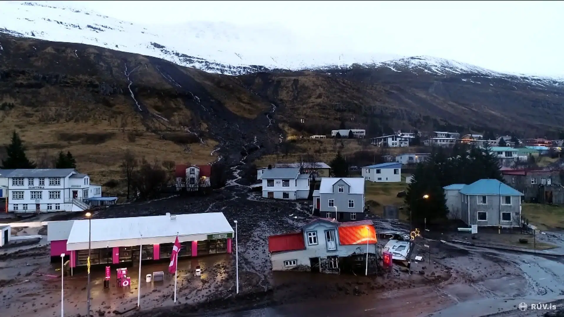 Erdrutsch in Seyðisfjörður: Evakuierung beendet, Gefahrenstufe gesenkt