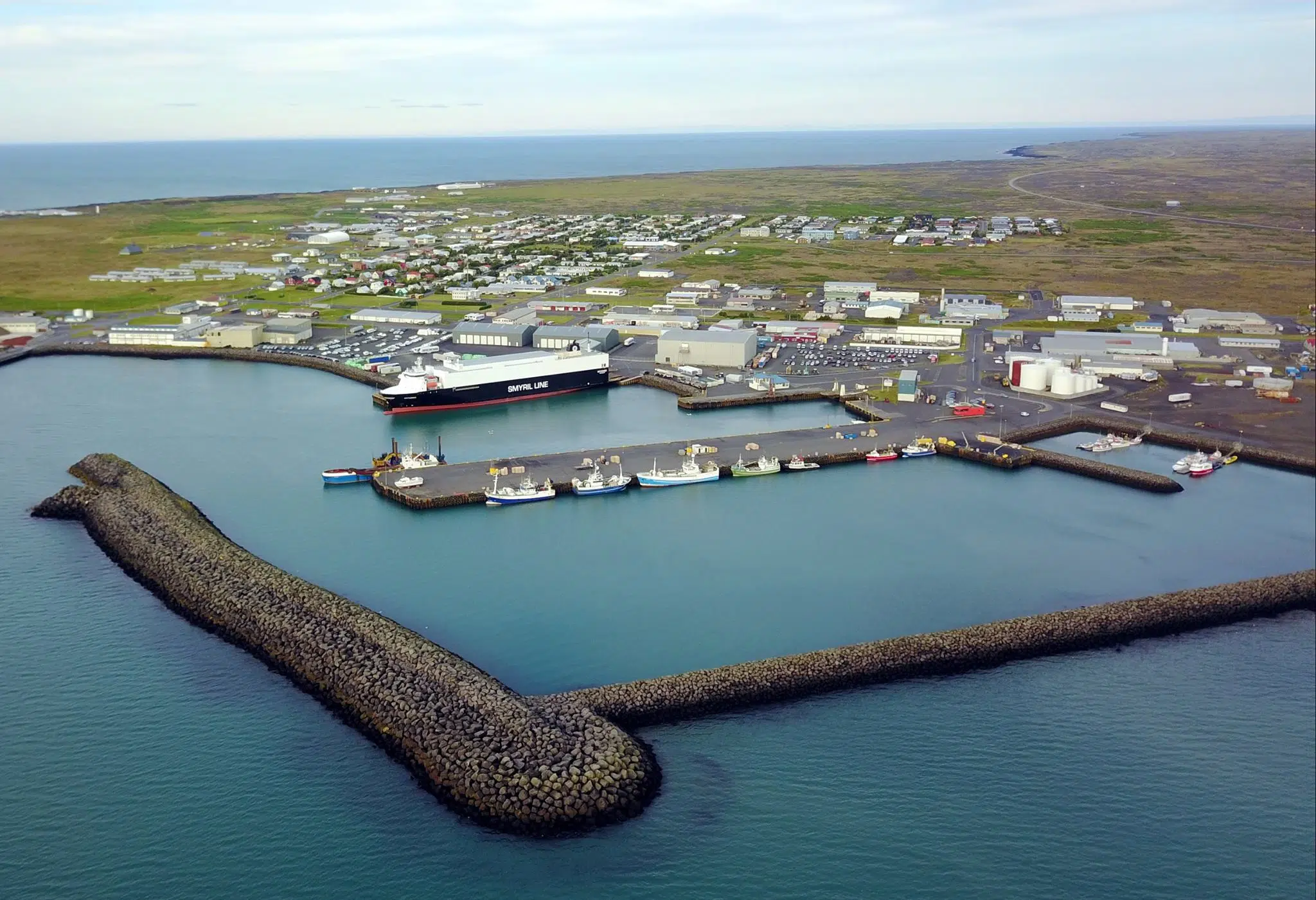 Þorlákshöfn wächst dank seines Frachthafens
