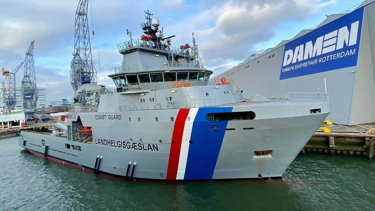 Rettungsschiff Freyja in Siglufjörður angekommen
