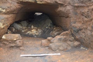 Oddi cave archeology
