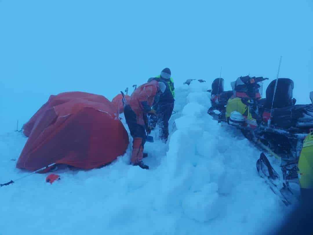 14-köpfige Bergsteigergruppe vom Vatnajökull gerettet