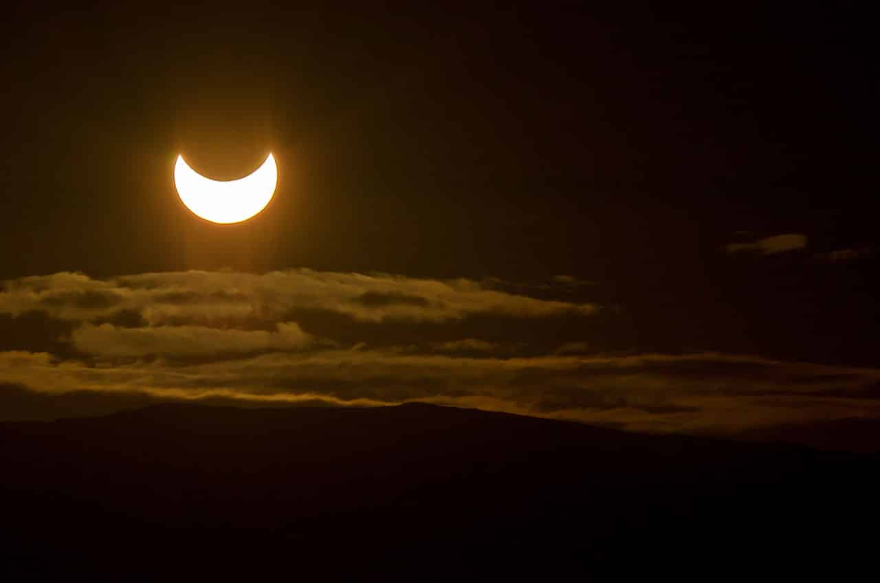 Partial Solar Eclipse Visible from Iceland on Tuesday Morning