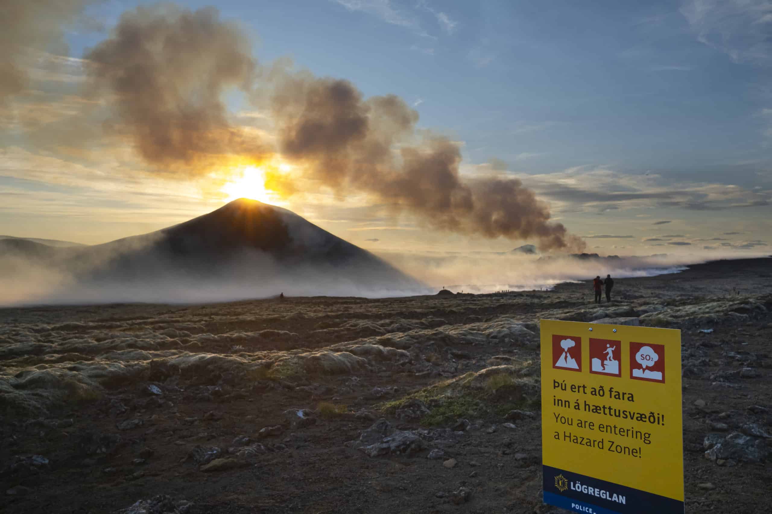 Eruption Site Closed After 6:00 PM