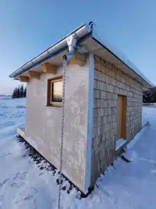 Hemp building in South Iceland