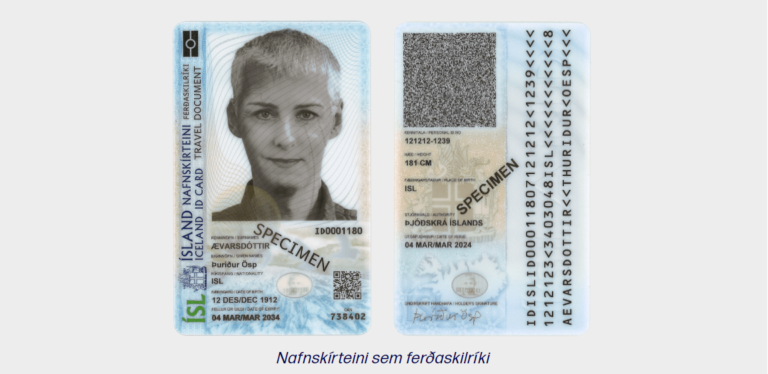 Registers Iceland's new ID card